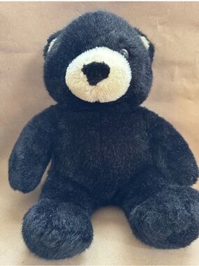 Vintage 1997 Build-A-Bear Black Bear Chubby Cubby Stuffy.
